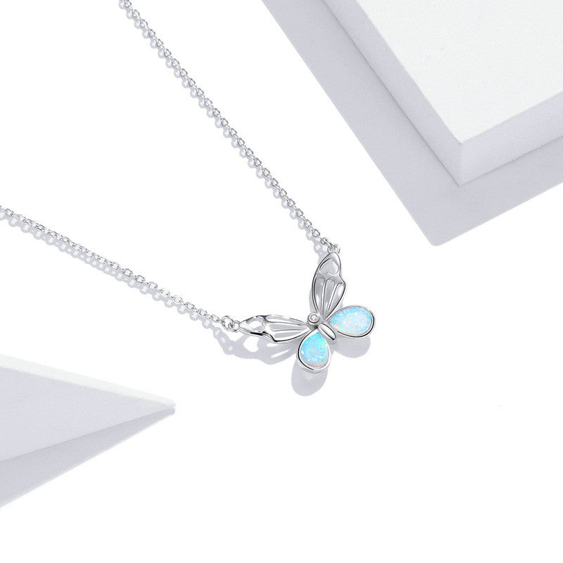 Collana farfalla argento metamorfosi