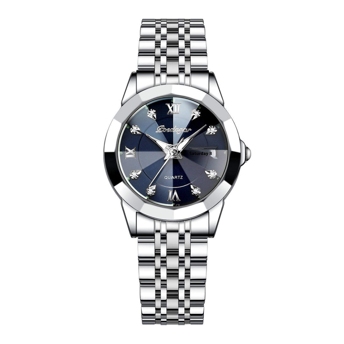 Orologio donna calendario doppio luminoso