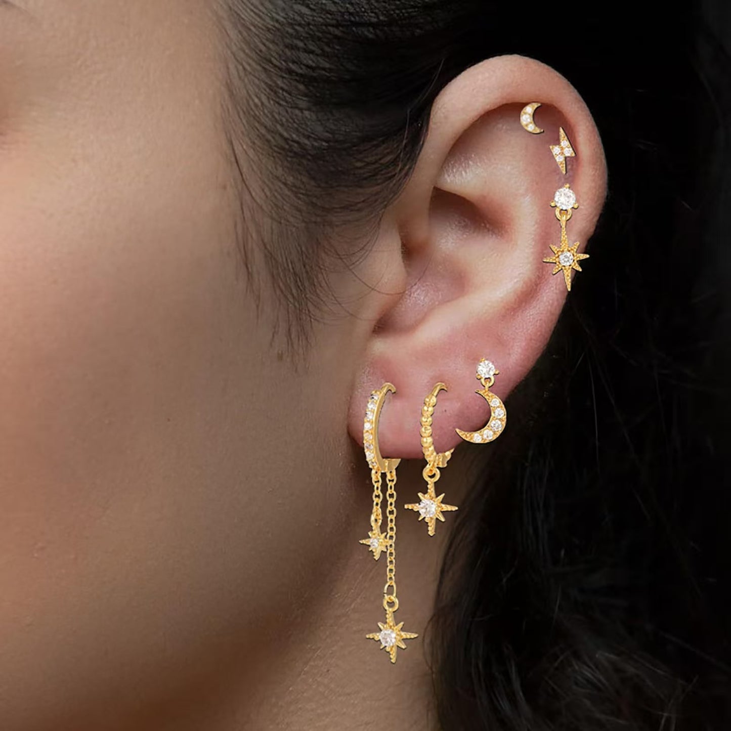 Orecchini in zircone da donna