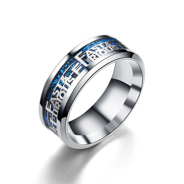 Anello opale in tungsteno