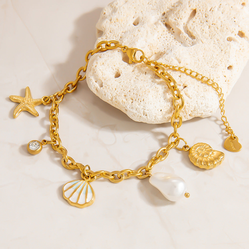 Bracciale conchiglia oceano