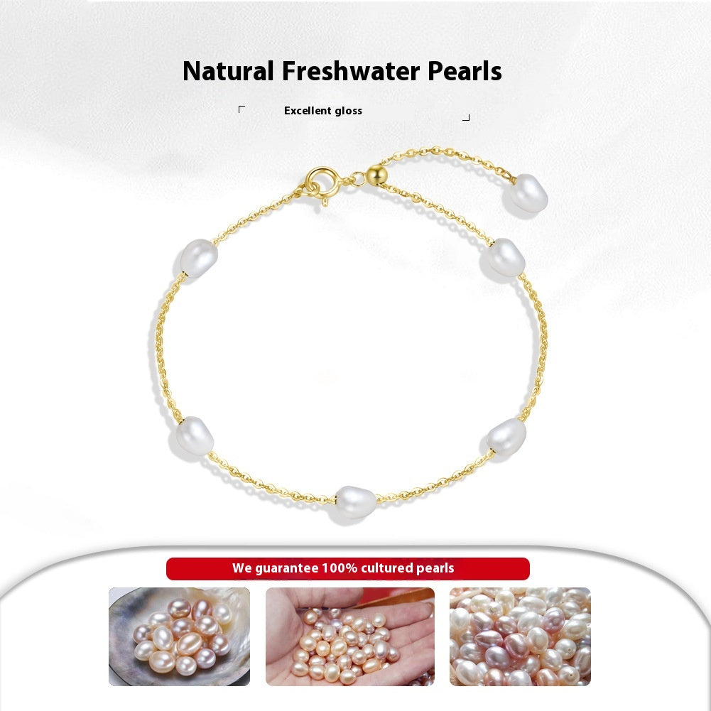 Bracciale perle d'acqua dolce barocche