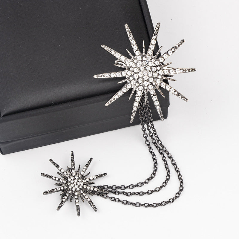 Spilla vintage strass