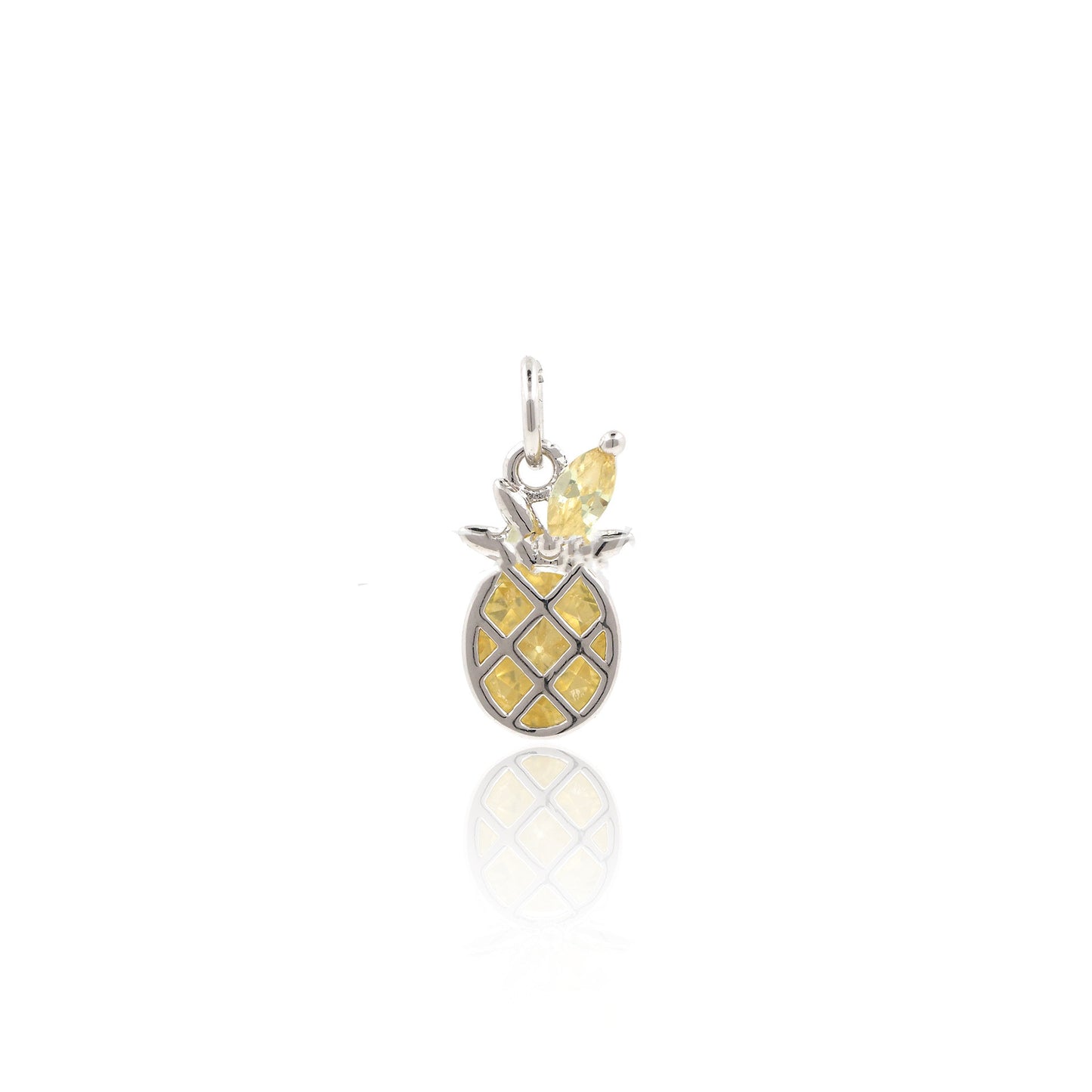 Braccialetto ananas zircone champagne