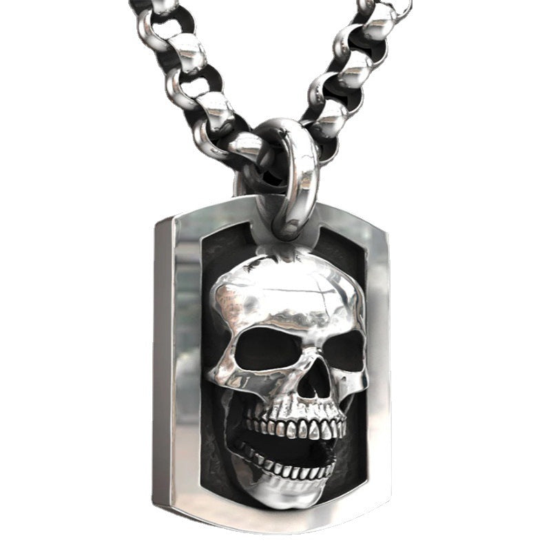 Collana teschio vintage