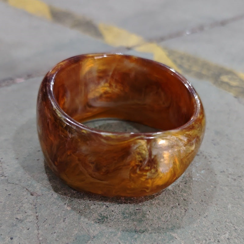 Bracciale fiori resina