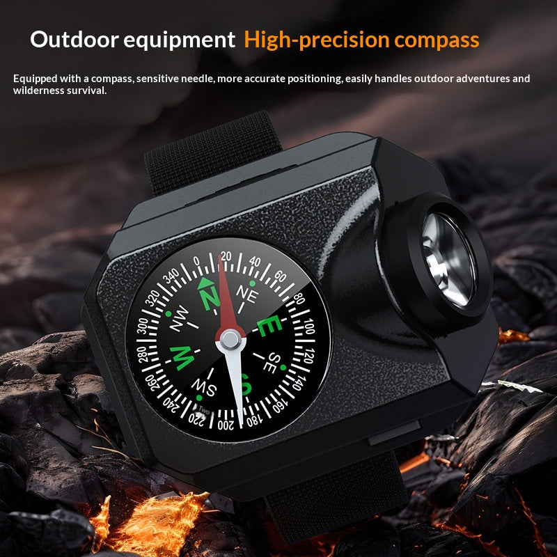 Orologio LED con bussola