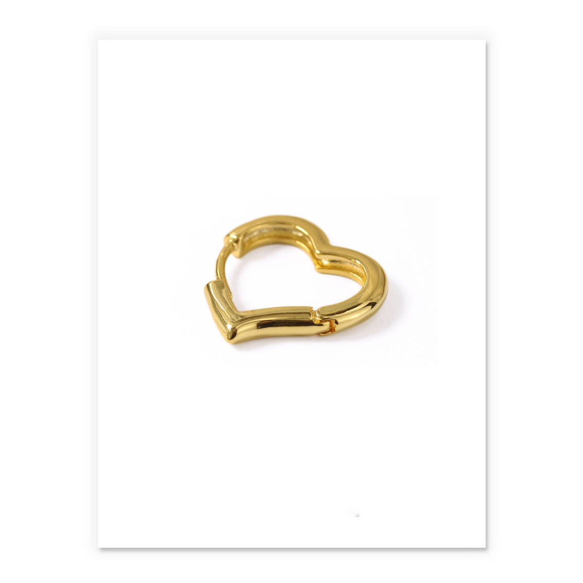 Orecchini ottone effetto oro