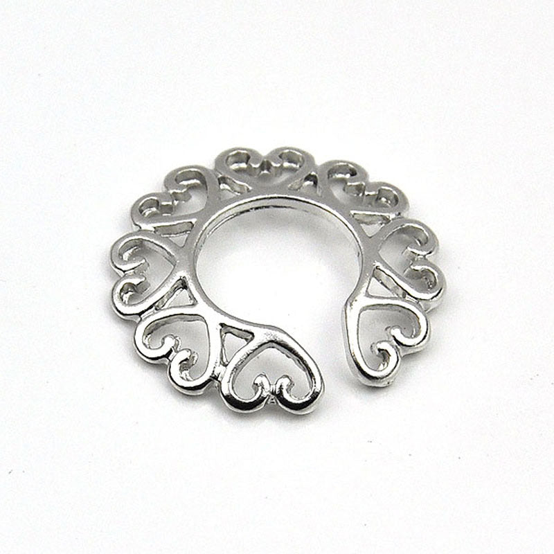 Anello Fiore in Acciaio