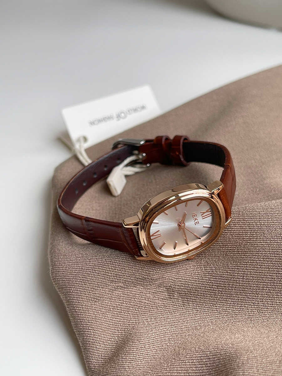 Orologio donna pelle retrò quadrante piccolo