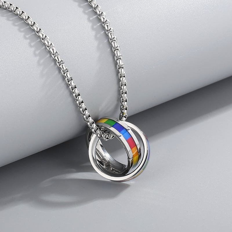 Collana titanio minimalista