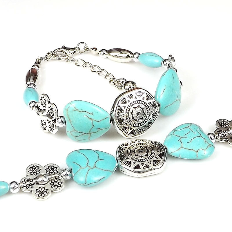 Bracciale pietre cuore