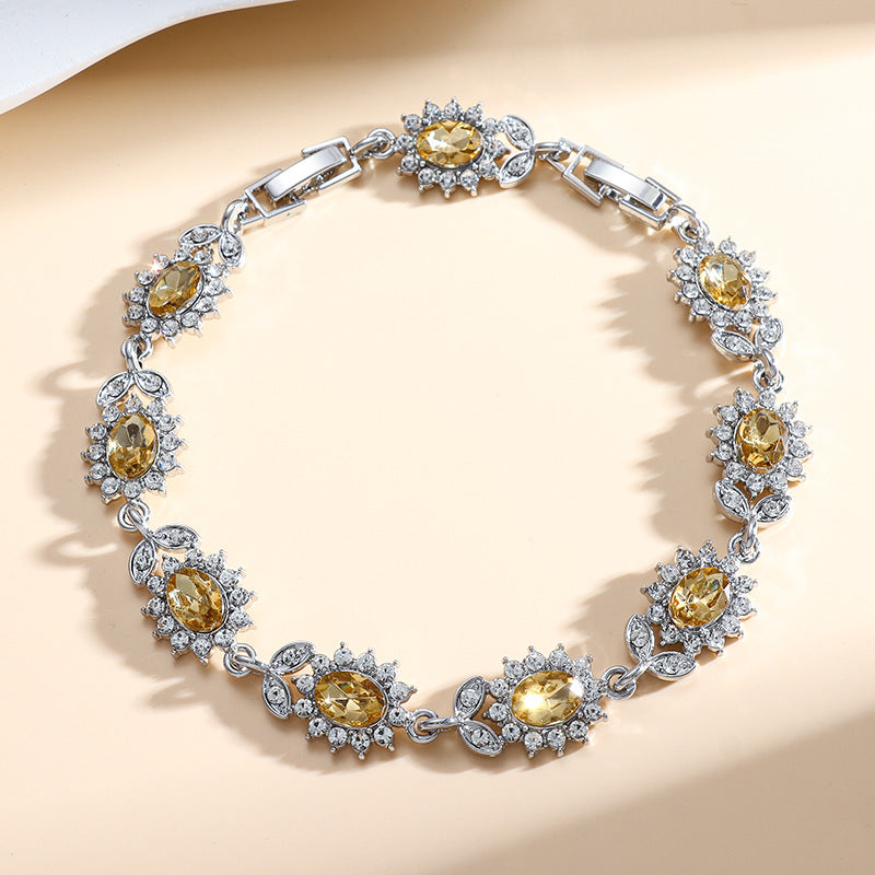 Bracciale zirconi semplice