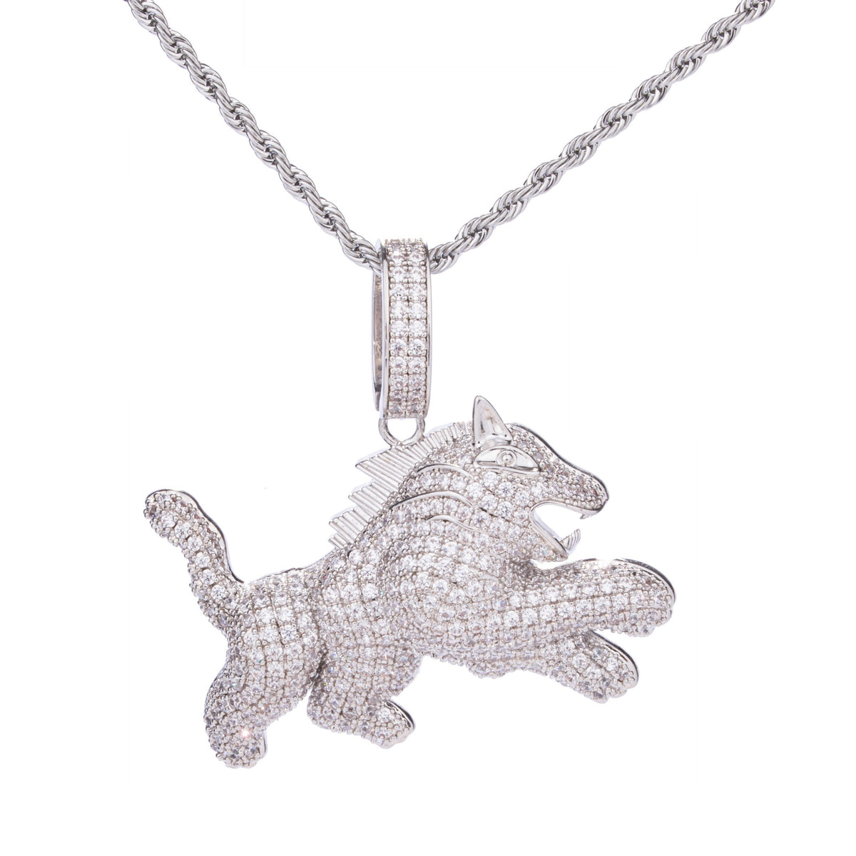 Collana con ciondolo leopardo