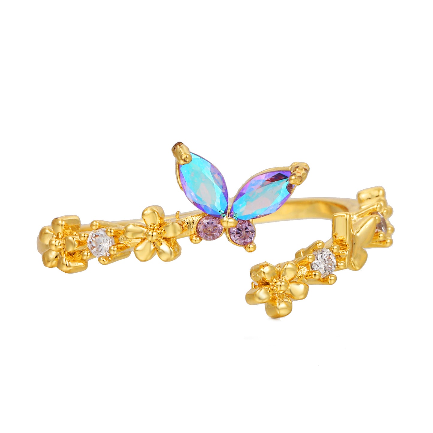 Anello farfalla sfumato
