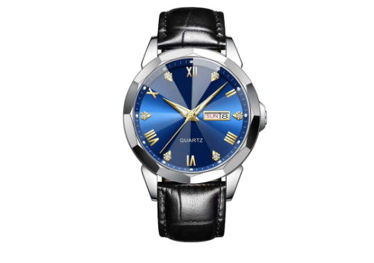 Orologio doppio calendario quarzo