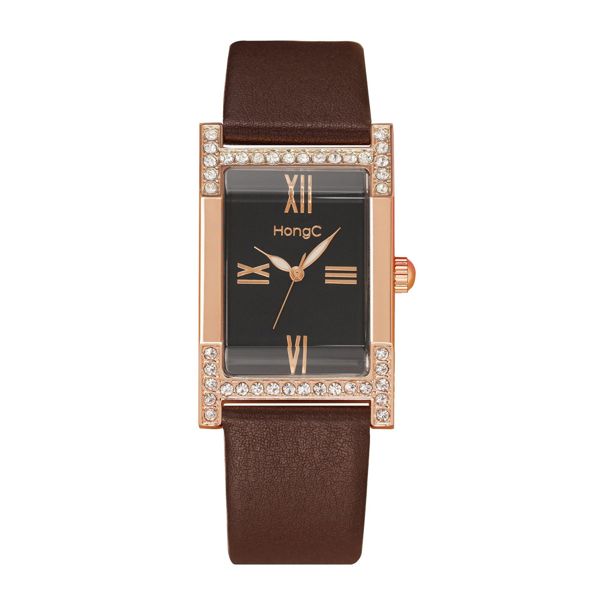 Orologio da donna quadrato retrò stile britannico