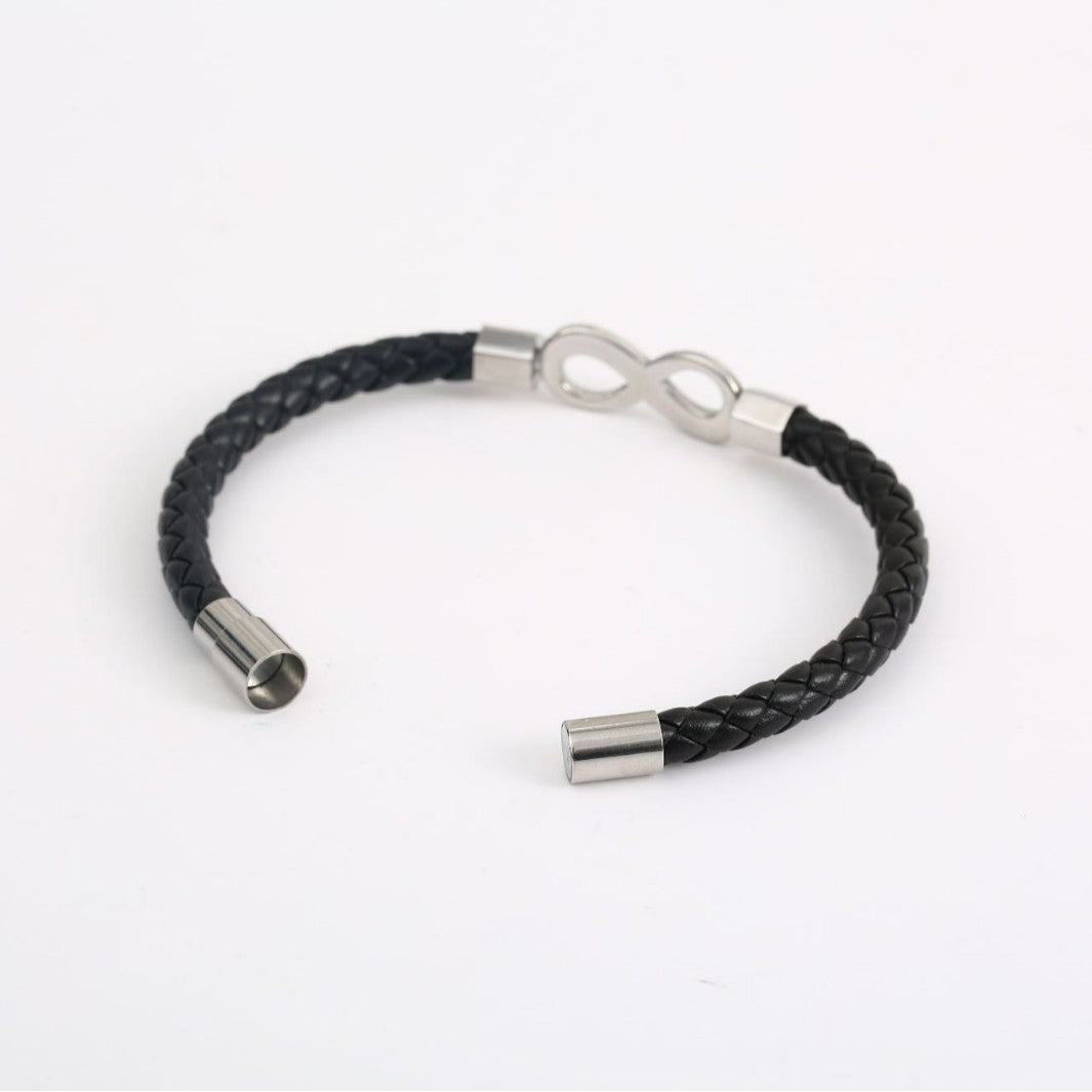 Braccialetto acciaio inox Simbolo Infinito
