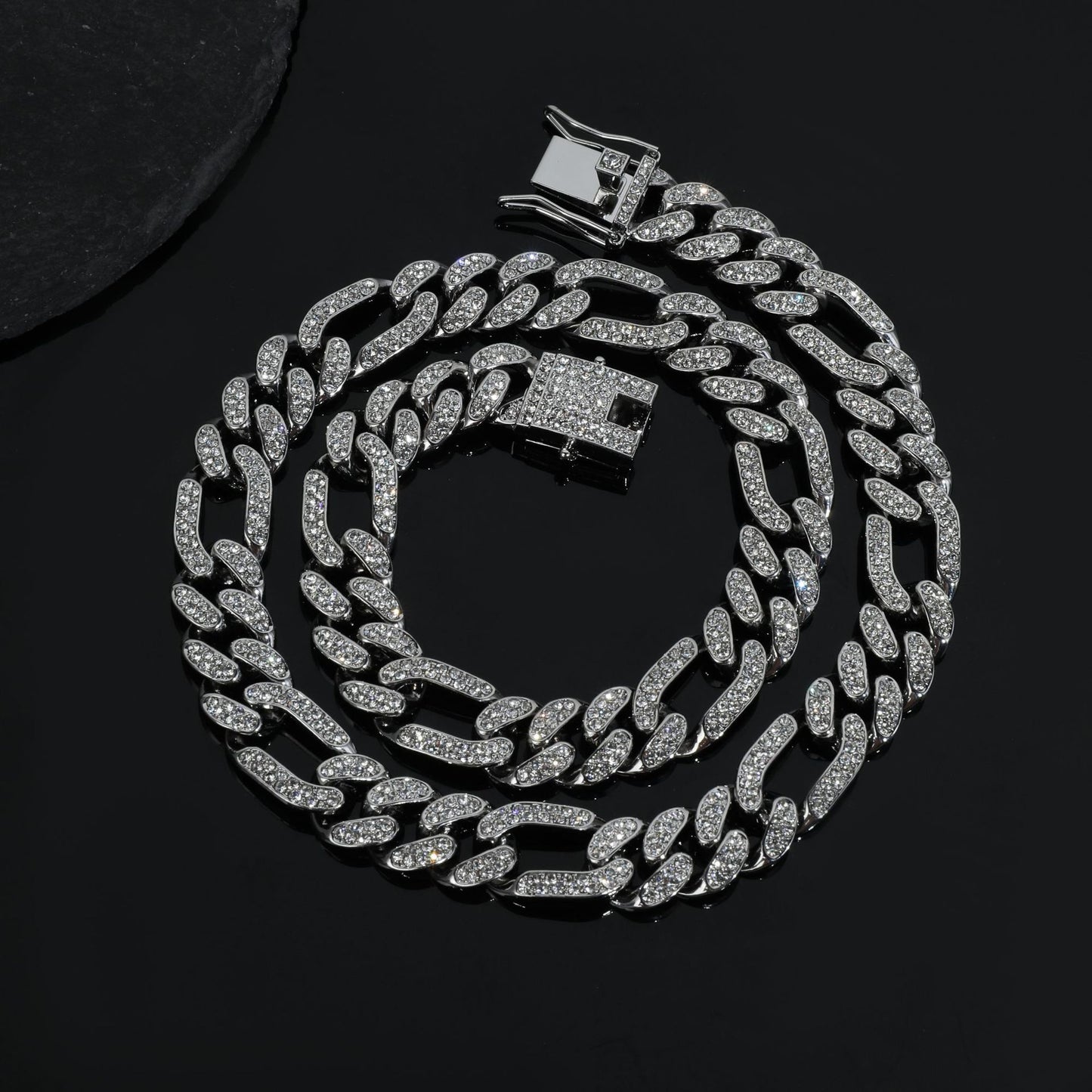 Collana catena Figaro hip-hop