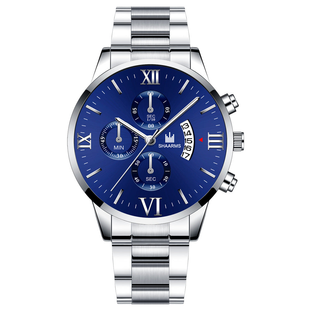 Orologio uomo acciaio business