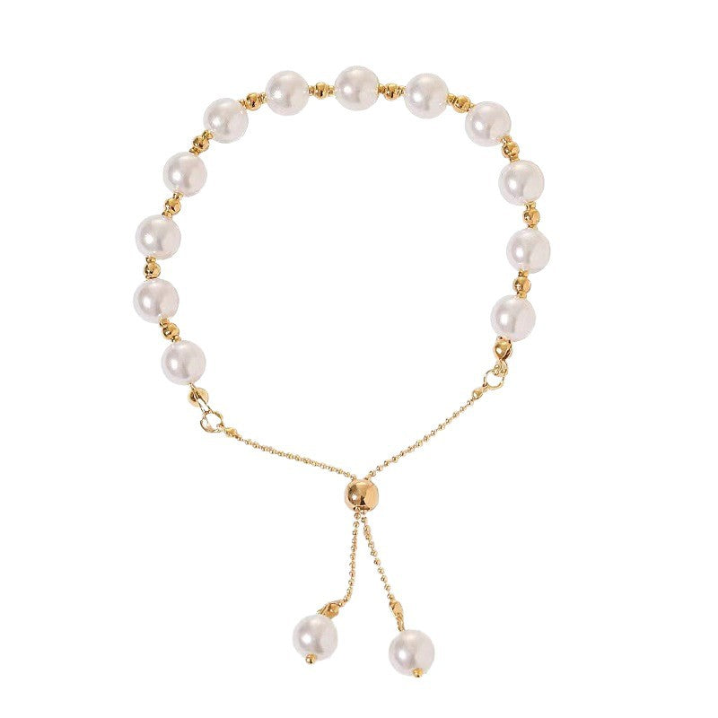 Bracciale perle regolabile