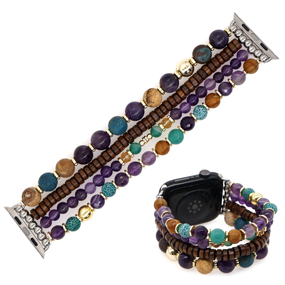 Bracciale ametista oro