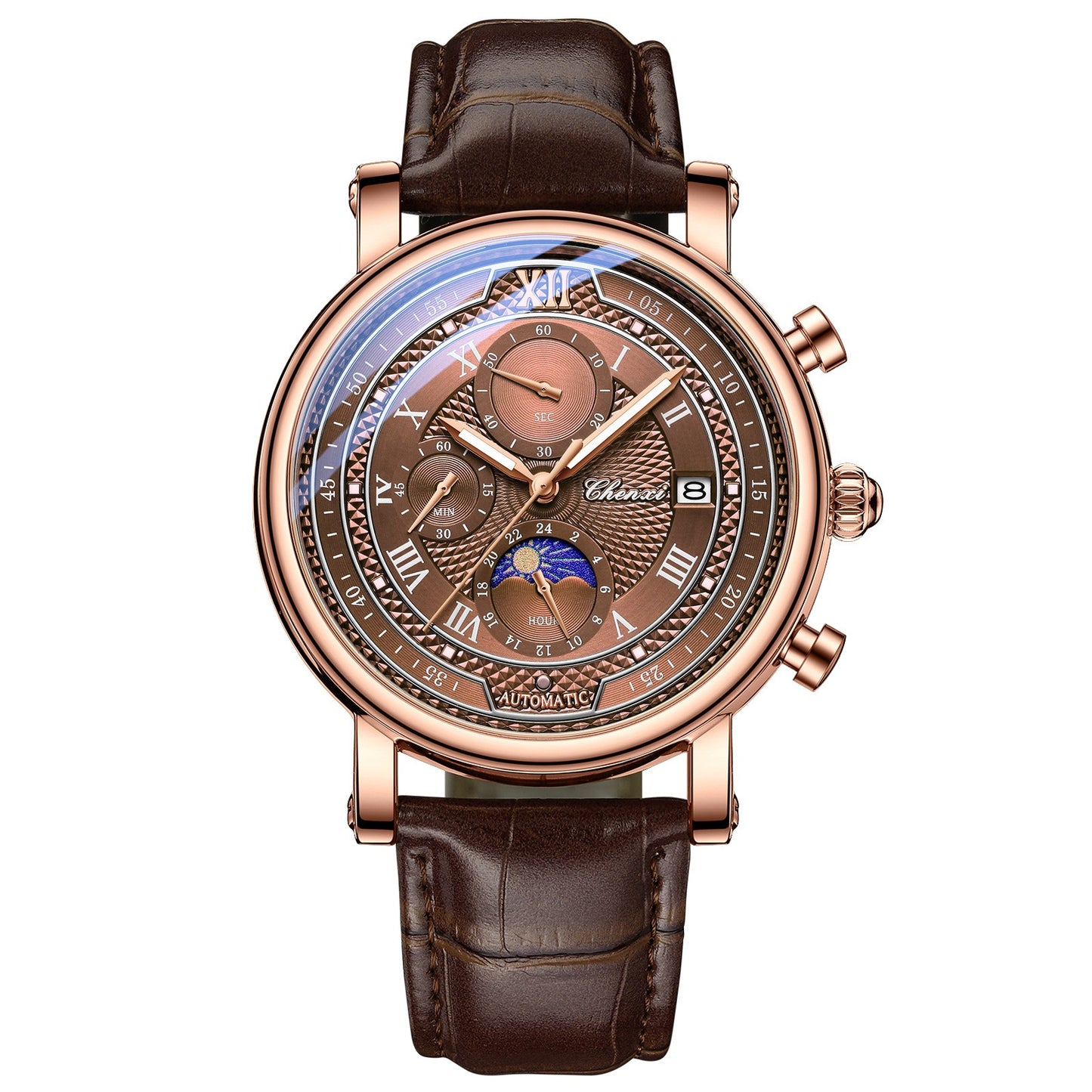 Orologio Multifunzione da Uomo Tre Quadranti
