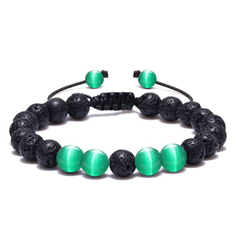 Bracciale occhio di gatto colorato