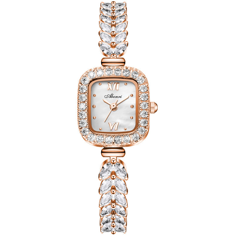 Orologio quadrato spike dorato