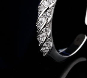 Anello Zircone Regolabile da donna