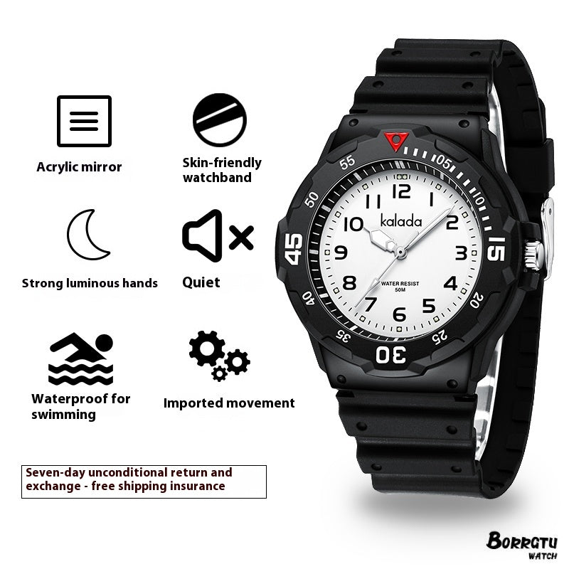 Orologio sportivo lancette luminose