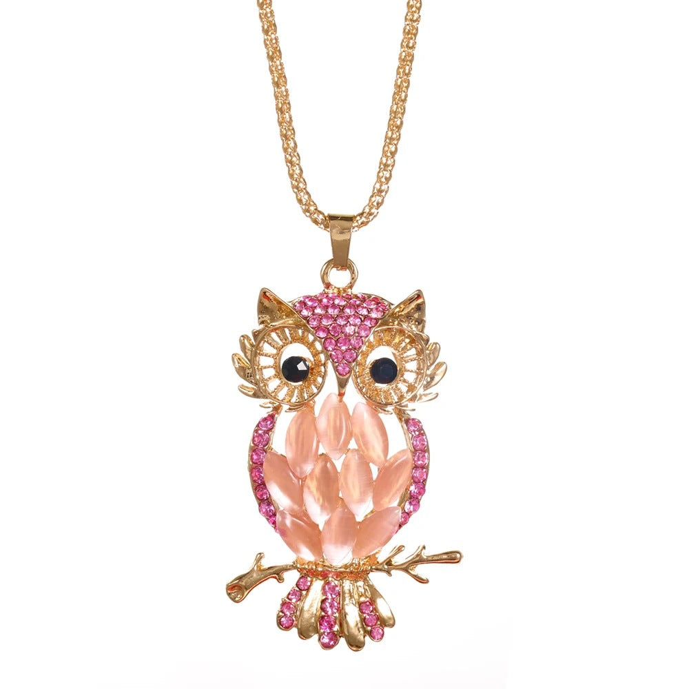 Collana gufo da donna