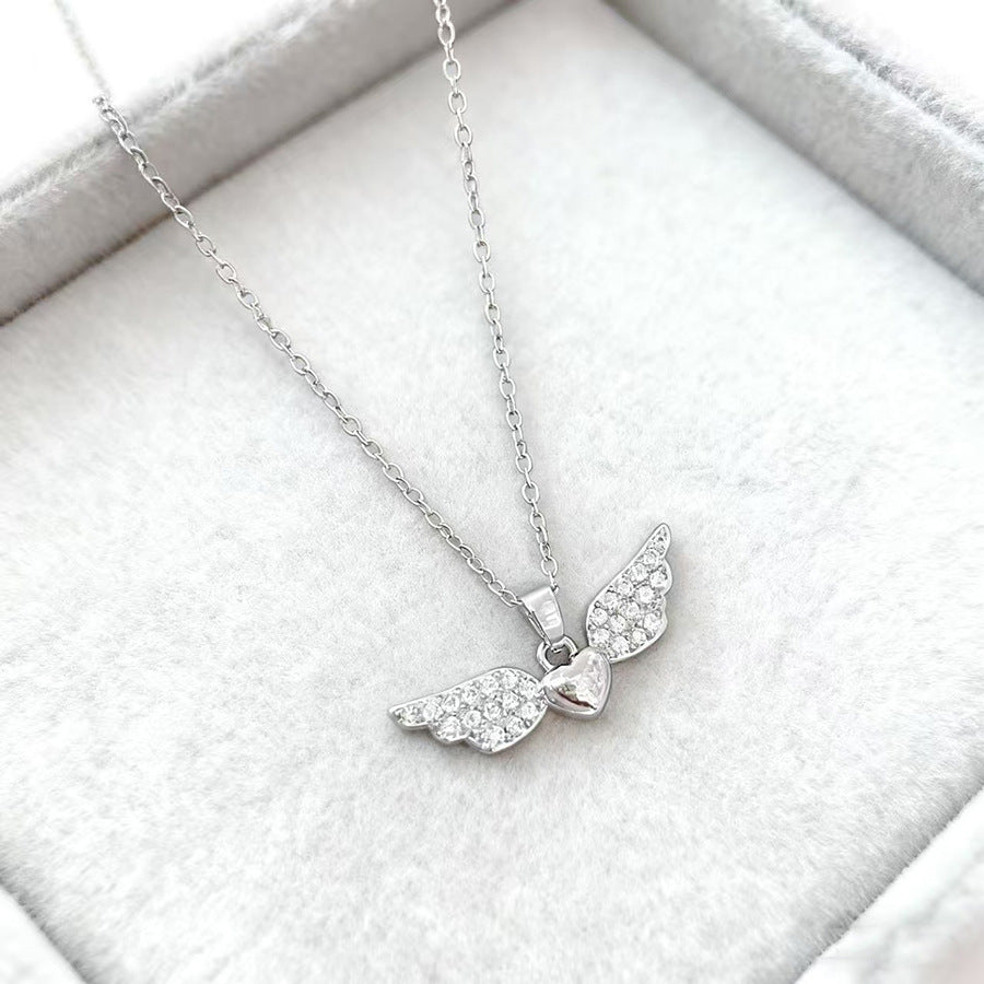 Collana ali angelo cuore