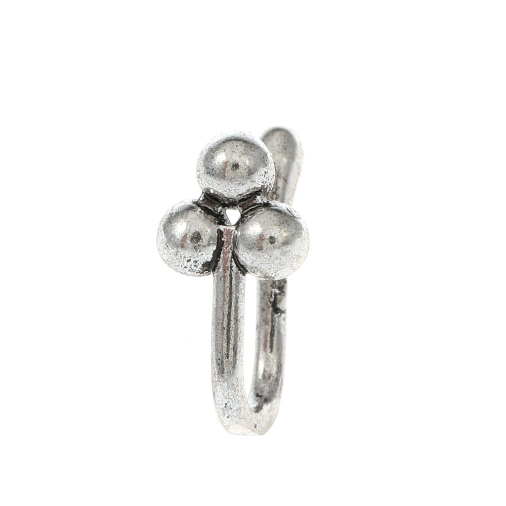 Anello naso con fiori