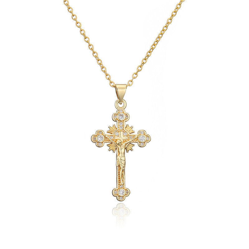 Collana pendente geometrico oro