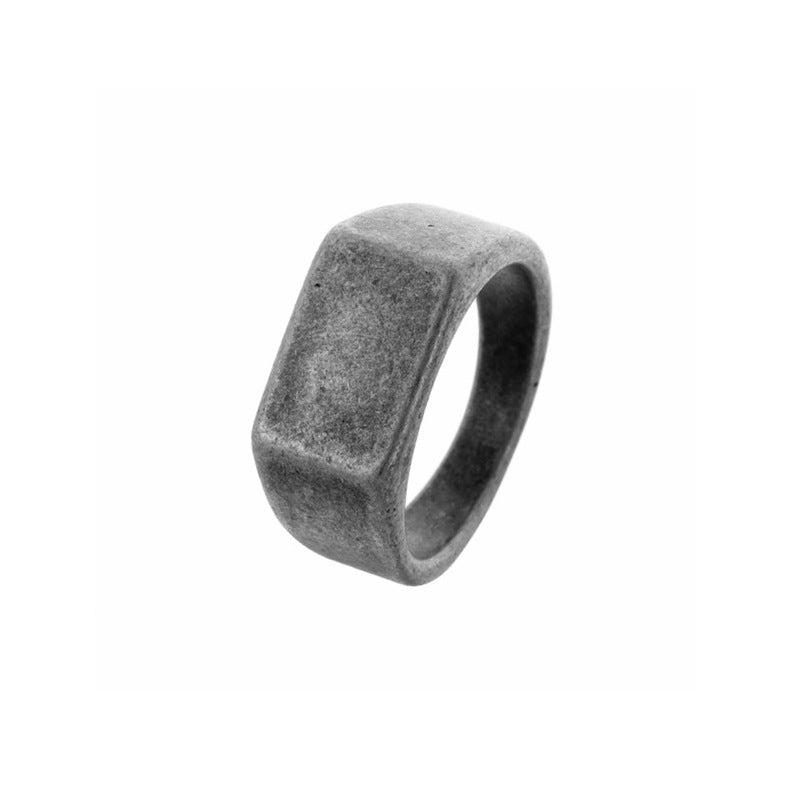 Anello titanio sabbiato