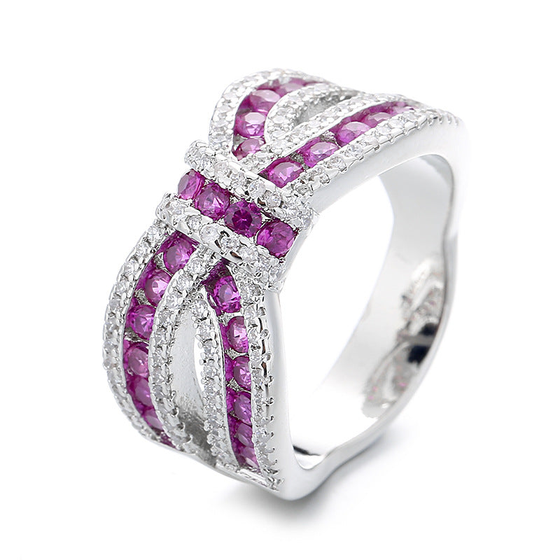 Anello fiocco rosso