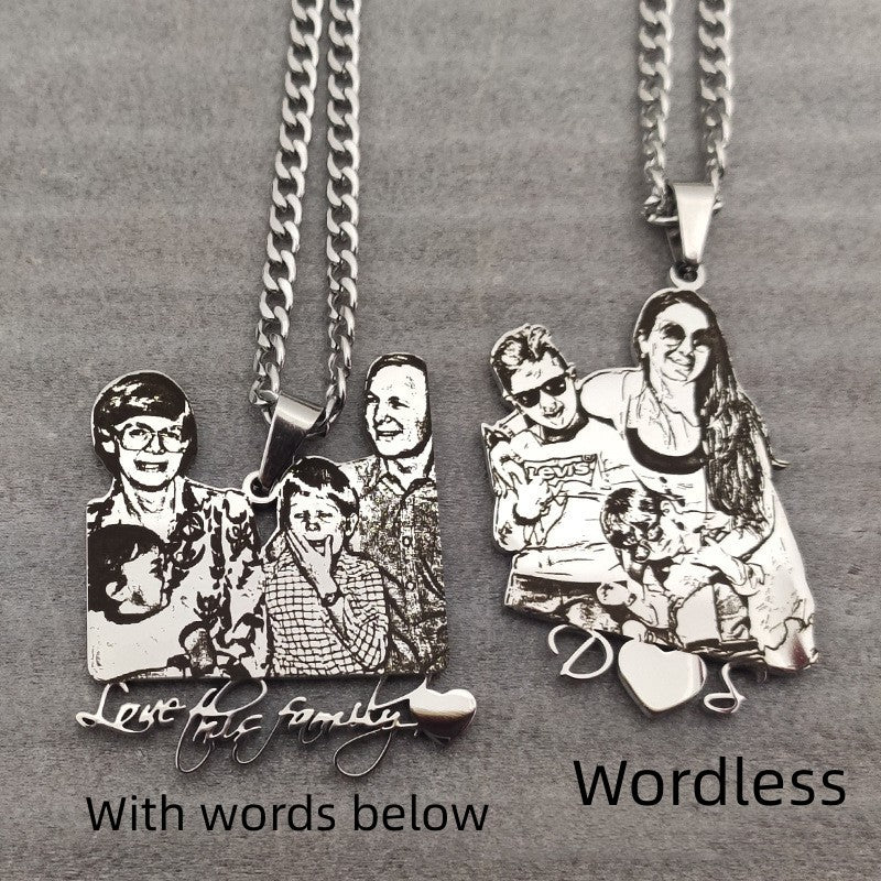 Collana con pendente personalizzabile