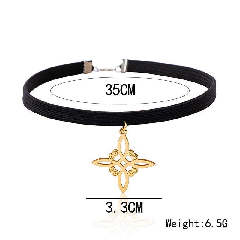 Collana choker nodo celtico