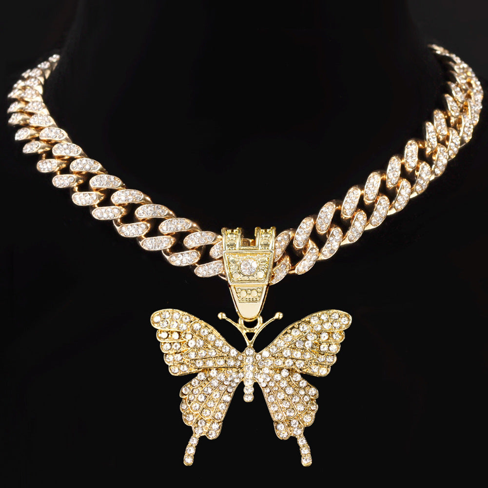 Collana farfalla hip hop