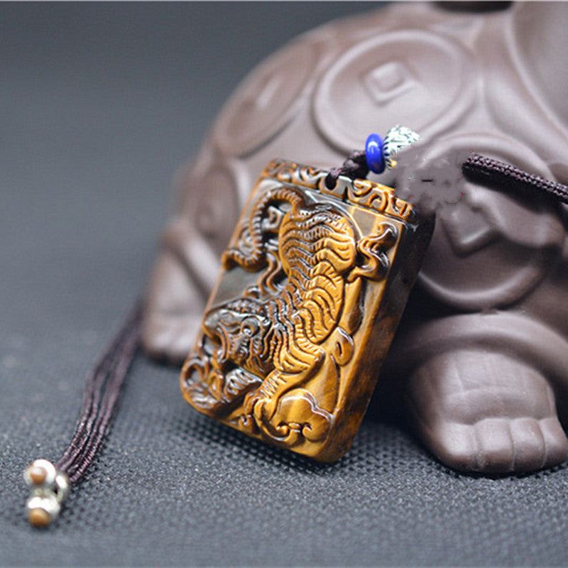 Collana occhio di tigre zodiaco