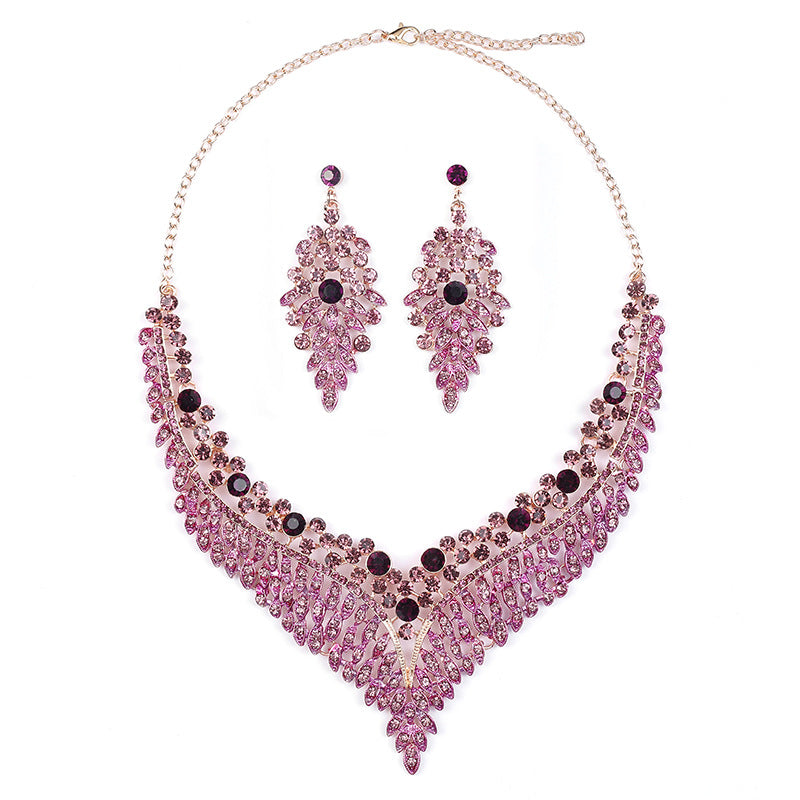 Set Collana Orecchini Retro