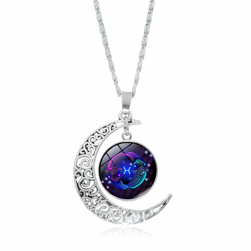 Collana segno zodiacale luna