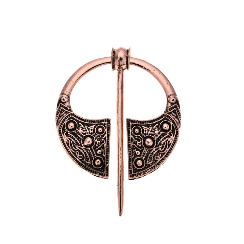 Spilla vichinga vintage metallo