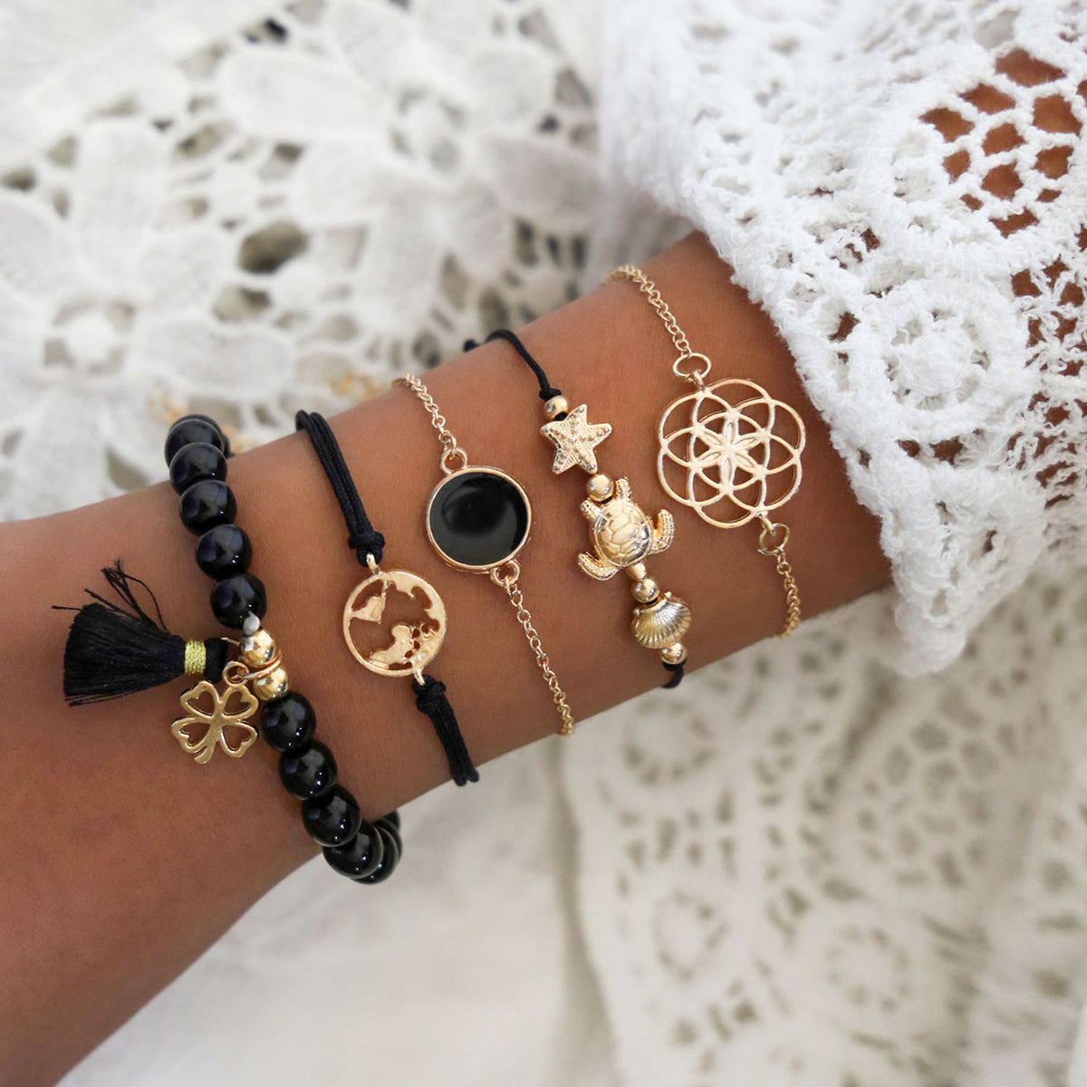 Set bracciali tartaruga