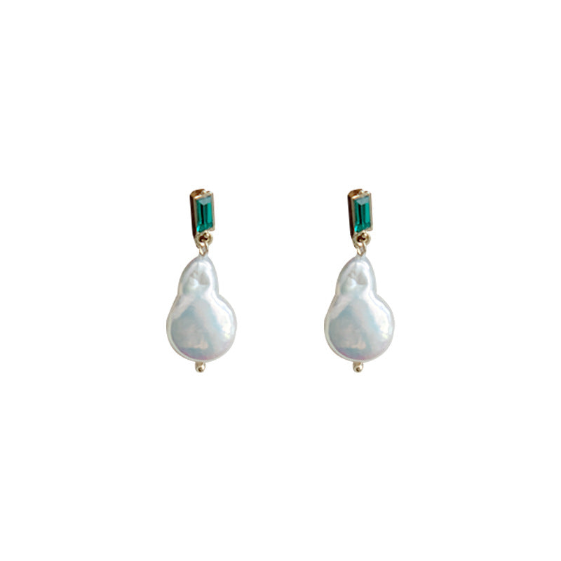 Orecchini Perla Barocca acqua dolce modellate
