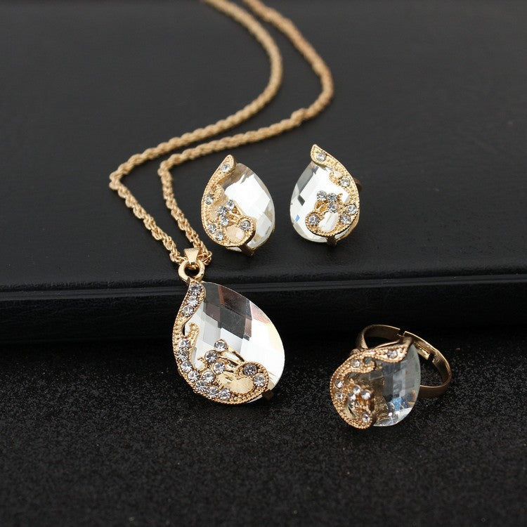 Parure geometrica gemme