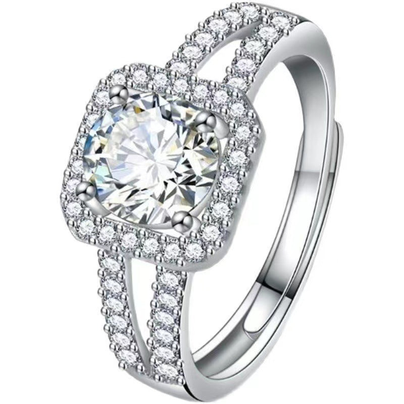 Anello topazio e diamanti