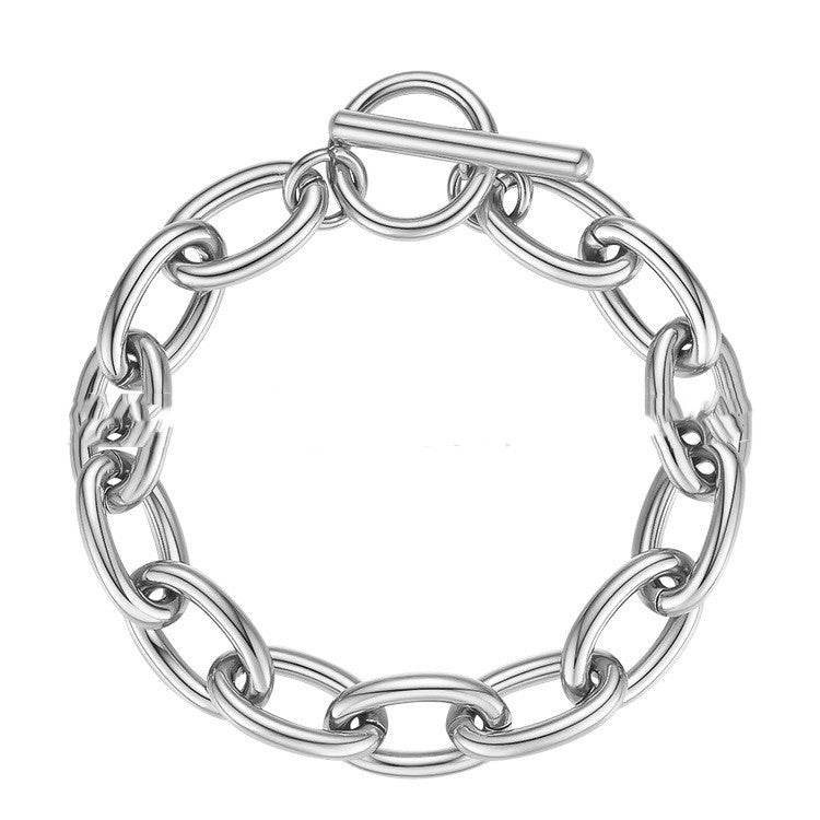 Bracciale titanio oro