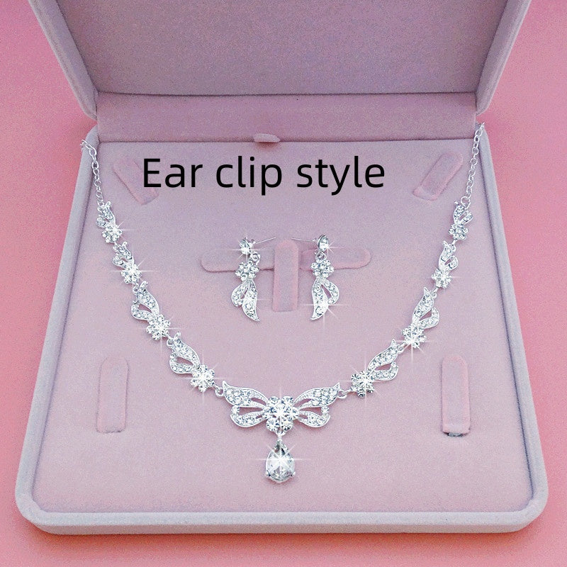 Collana sposa strass